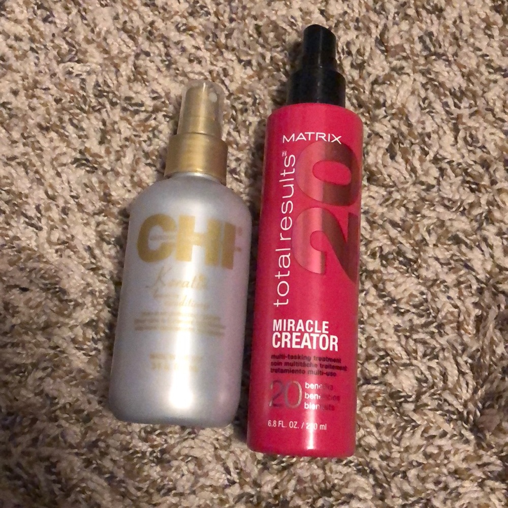 CHI leave in conditioner and matrix bundle